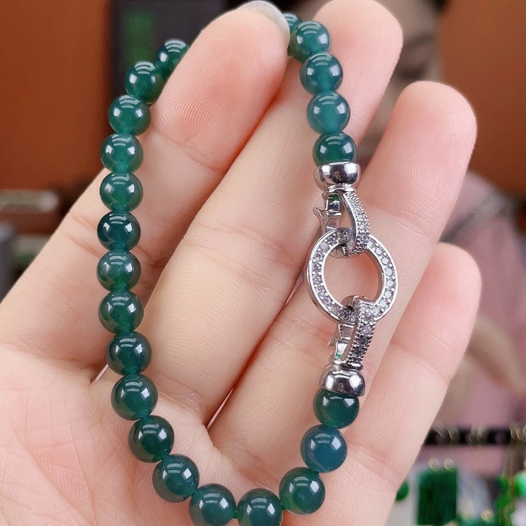 翡翠未镶嵌耳饰饰品