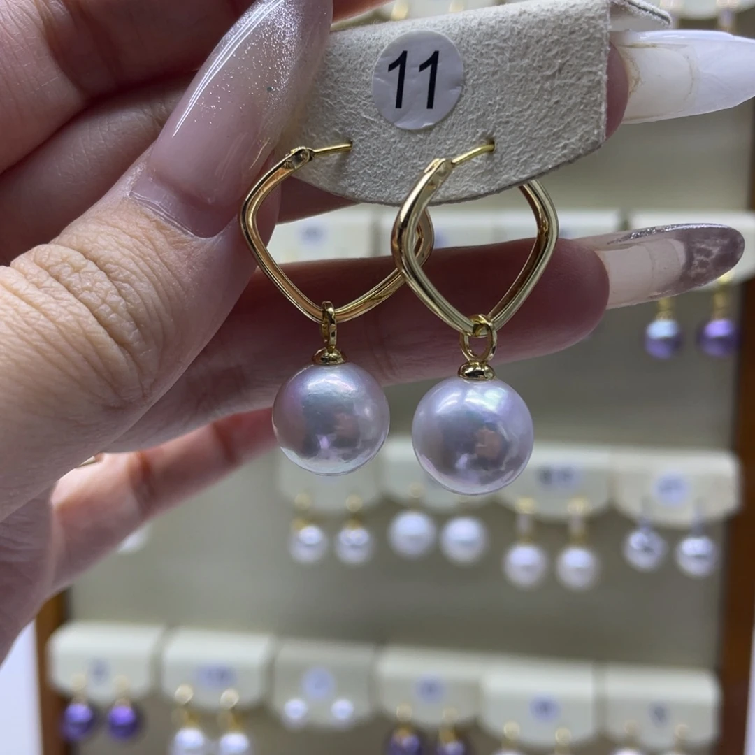 淡水珍珠耳饰未镶嵌