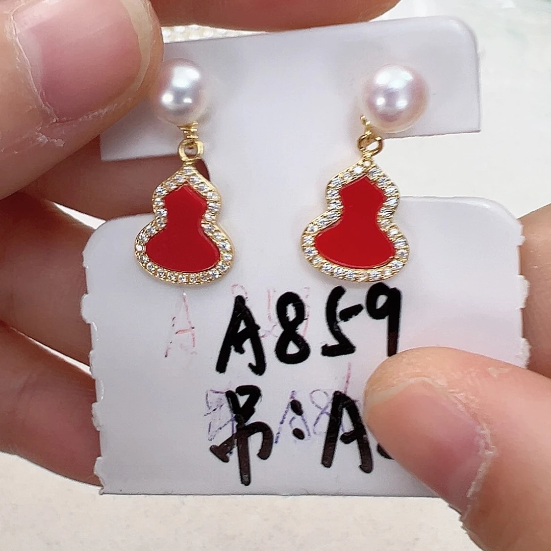 淡水珍珠耳饰未镶嵌