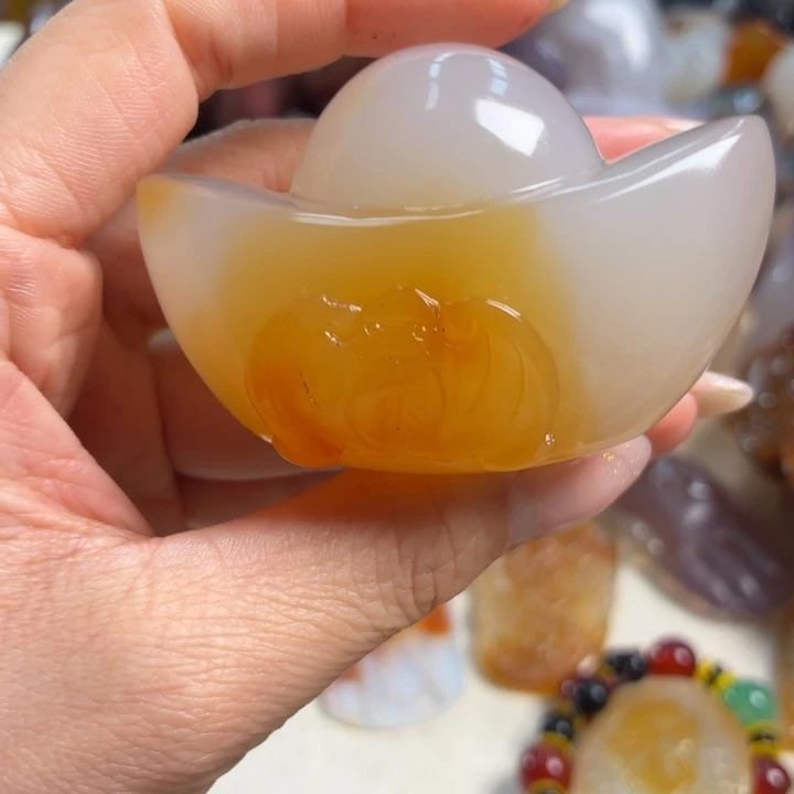 玛瑙/玉髓未镶嵌吊坠(不含链)
