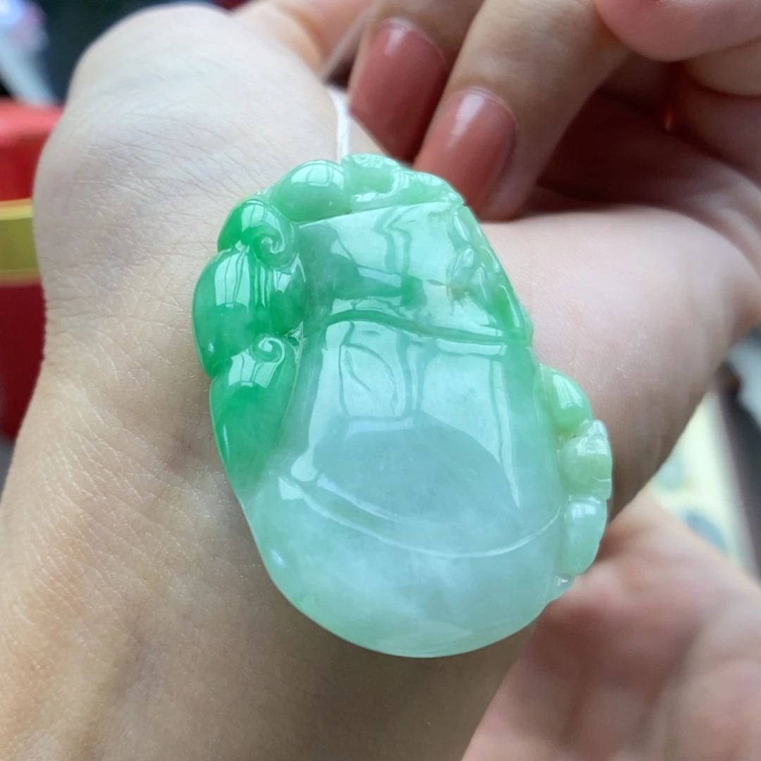 翡翠未镶嵌颈饰吊坠22