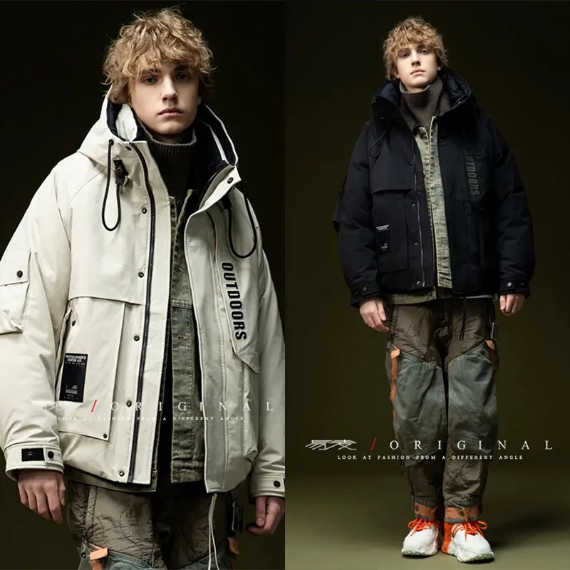 特 6578  易麦线下订单 90白鸭绒搭连帽保暖羽绒服   w269-24111