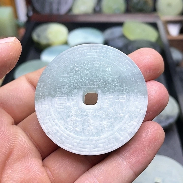 蛇纹石玉挂件未镶嵌P