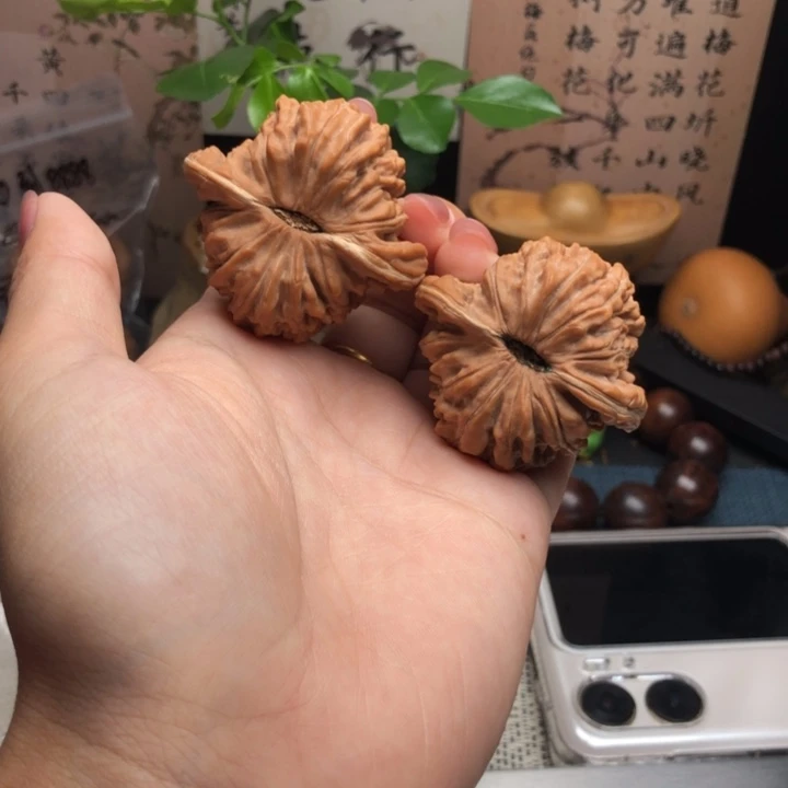 文玩核桃把件44加尺寸四座楼
