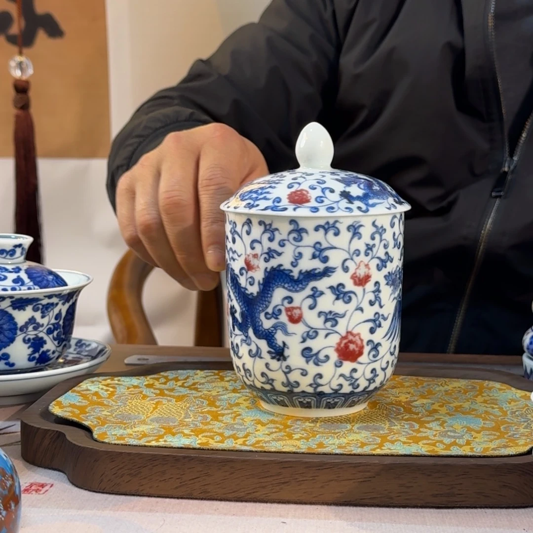 其他陶龙凤呈祥办公杯