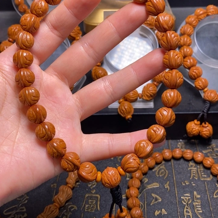 手串桃核玉龙脊手持11的27颗