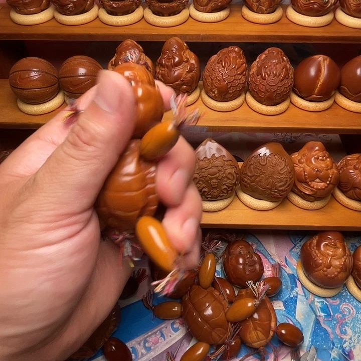 ღ***裘手串/手链橄榄核富贵人生