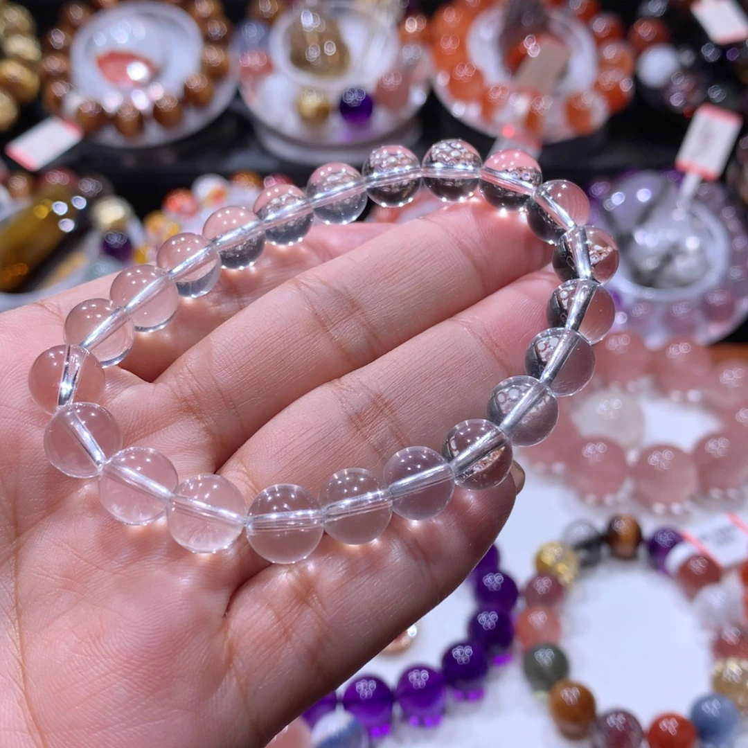 未镶嵌手链水晶白水晶8.5mm