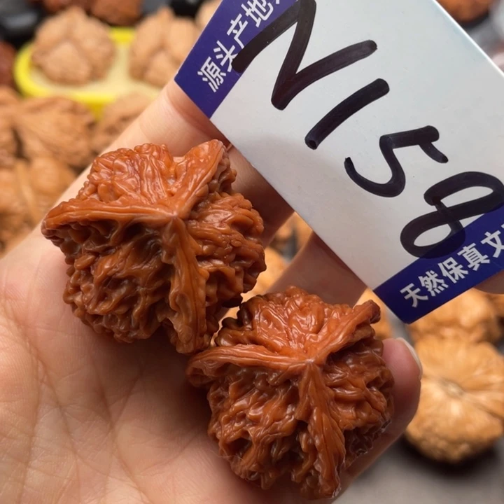 把件文玩核桃三棱38尺