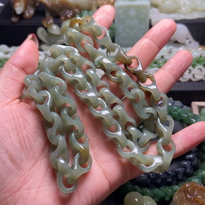 颈饰未镶嵌和田玉
