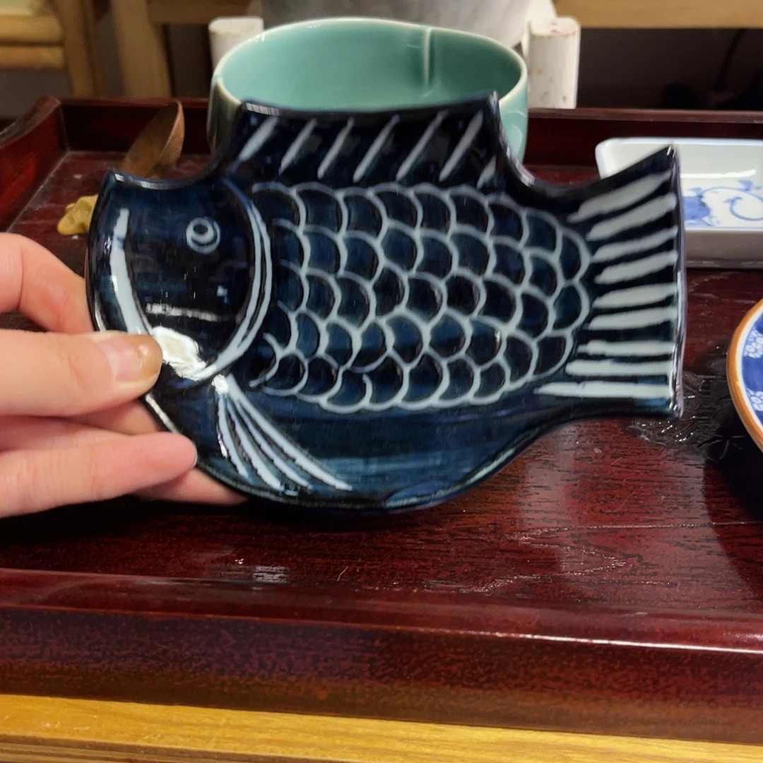 瓷鱼形盘子来了来咯23