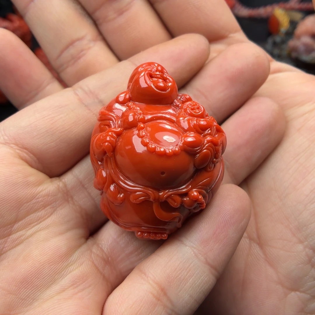 舟***航南红玛瑙未镶嵌挂件