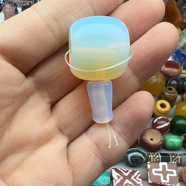 花****玛瑙/玉髓未镶嵌颈饰