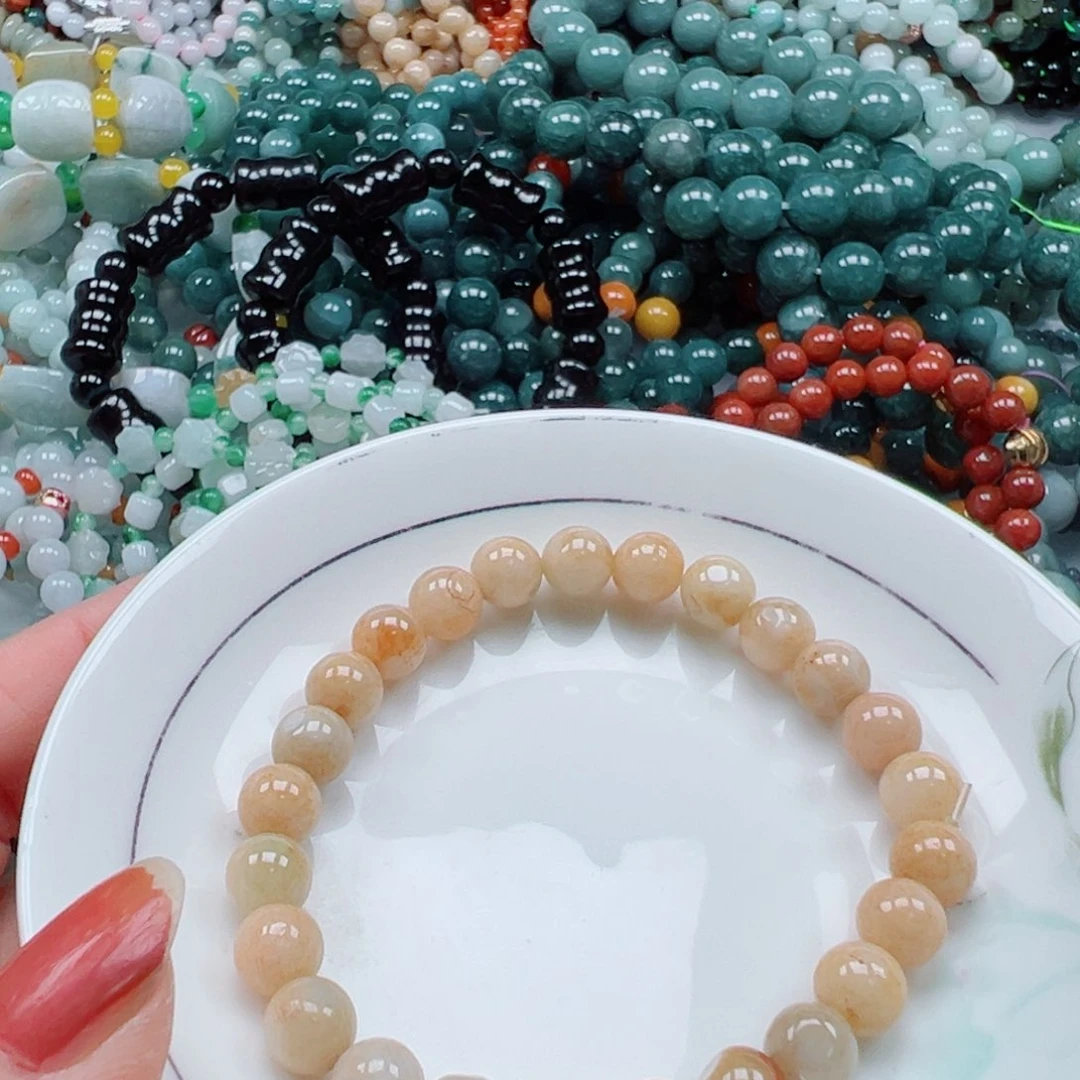 未镶嵌手链翡翠翡翠