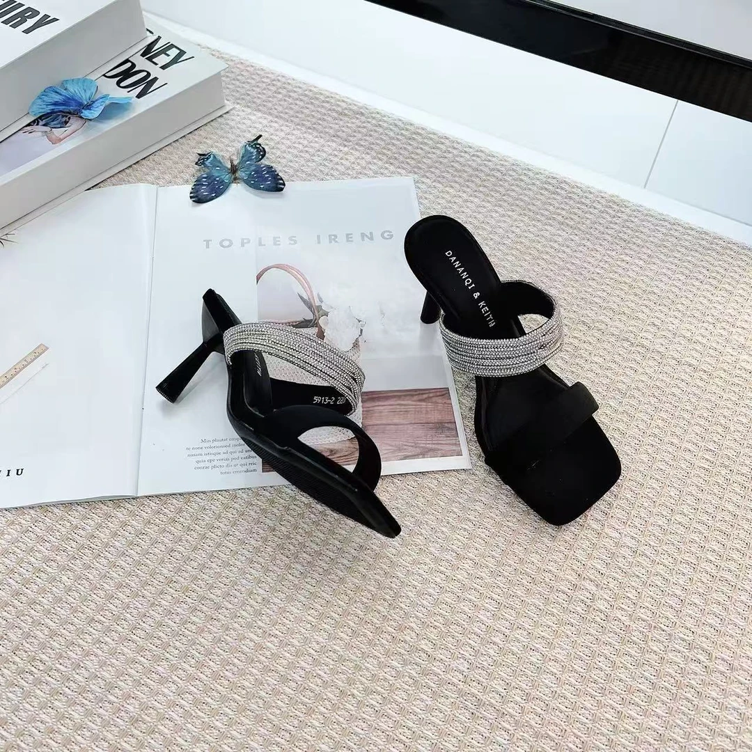 5913-2   新款时尚夏季法式气质外穿拖鞋