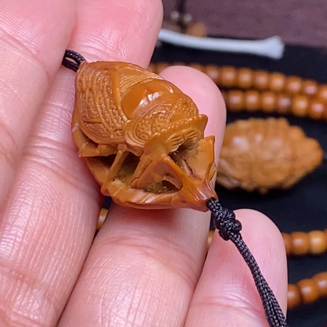 猴头核桃吊坠橄榄猴头