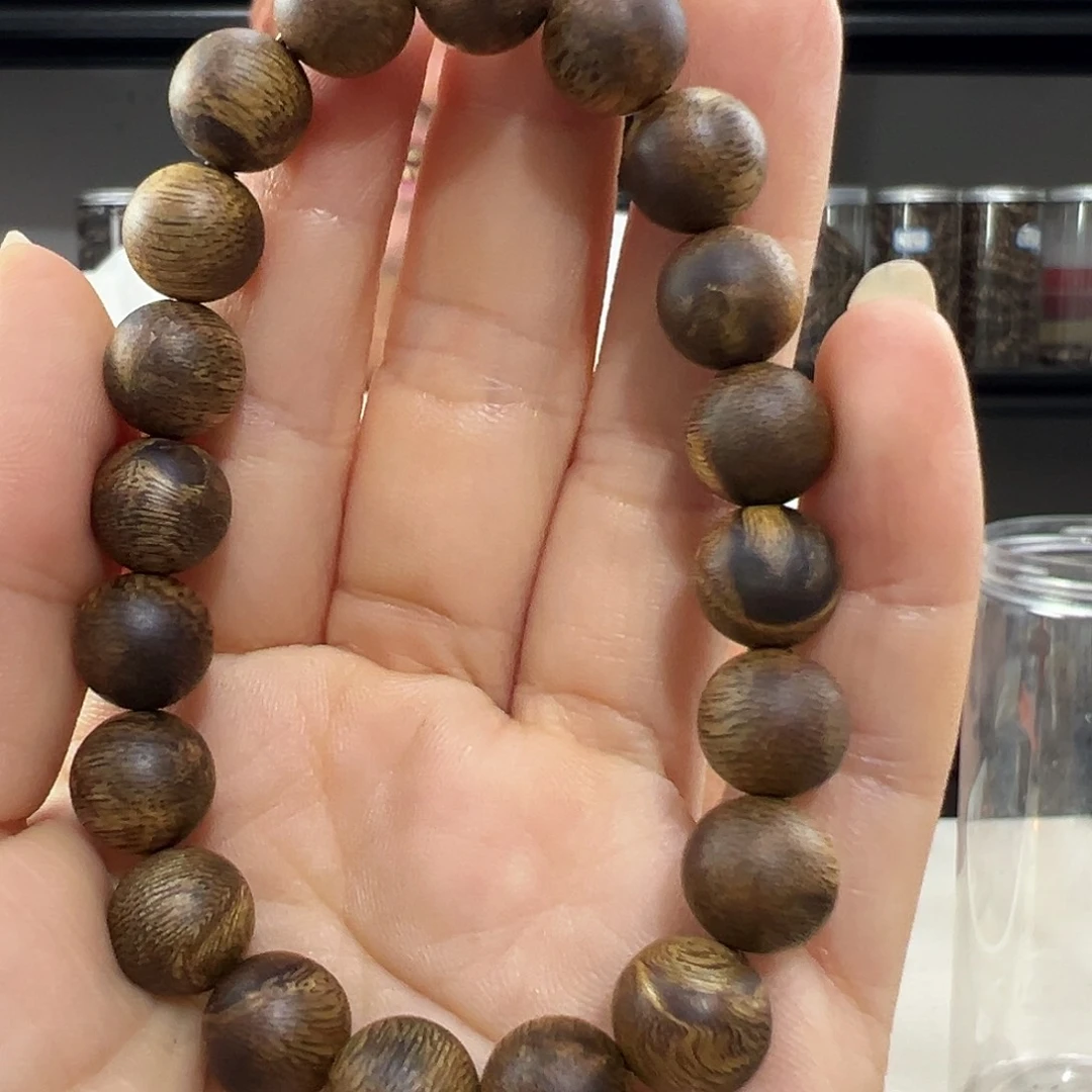 沉香手串奇楠沉香圆单多样性发一