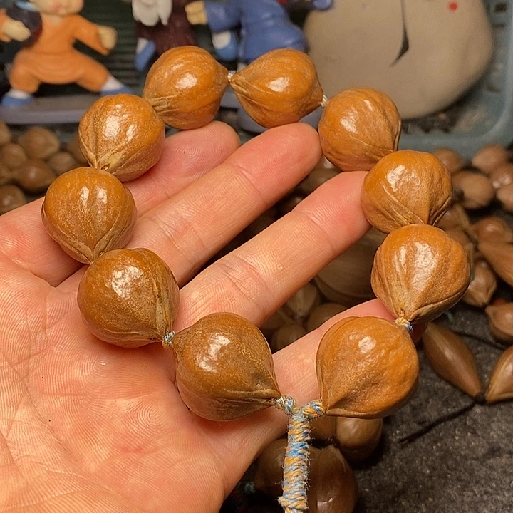 一***号橄榄核手串2.1正圆35