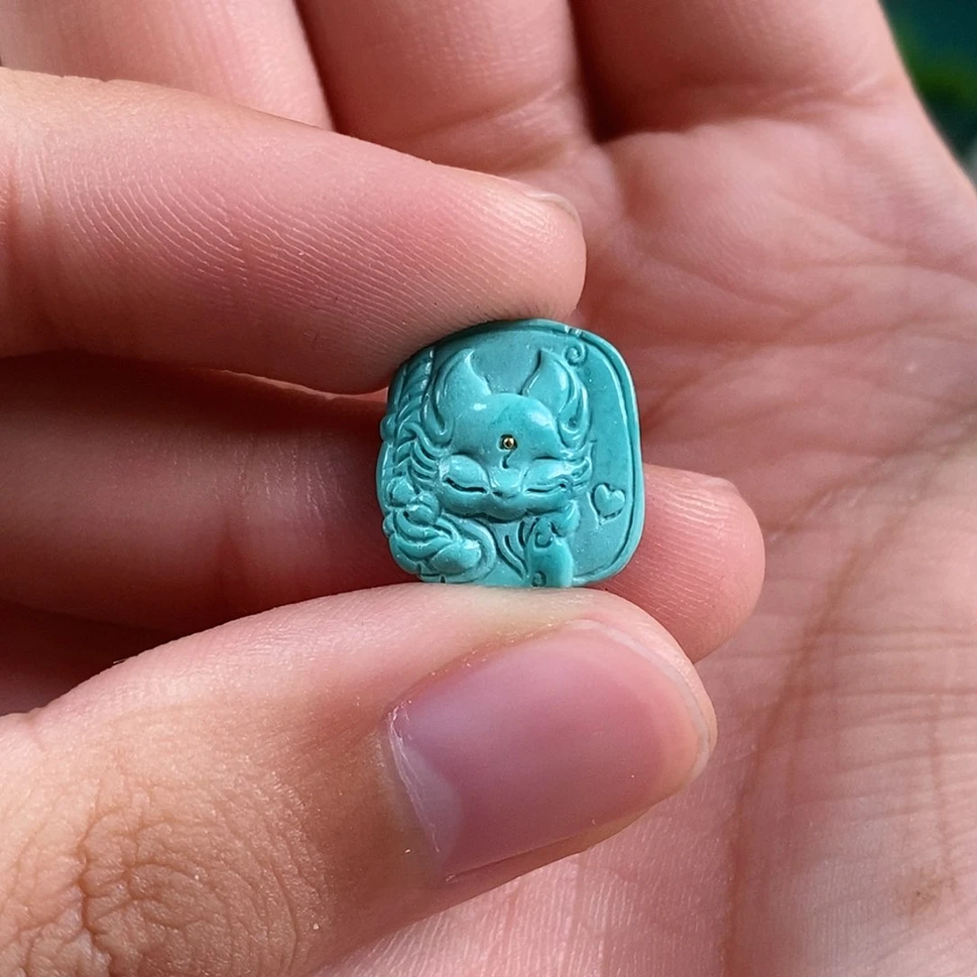 绿松石珠宝奇石未镶嵌