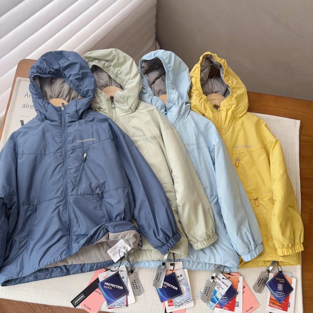 【大豆轻棉服】中大童成人奶皮棉衣中大童韩版连帽保暖外套25602