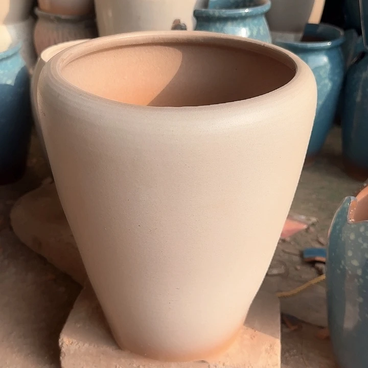 红陶微瑕花盆处理来啦