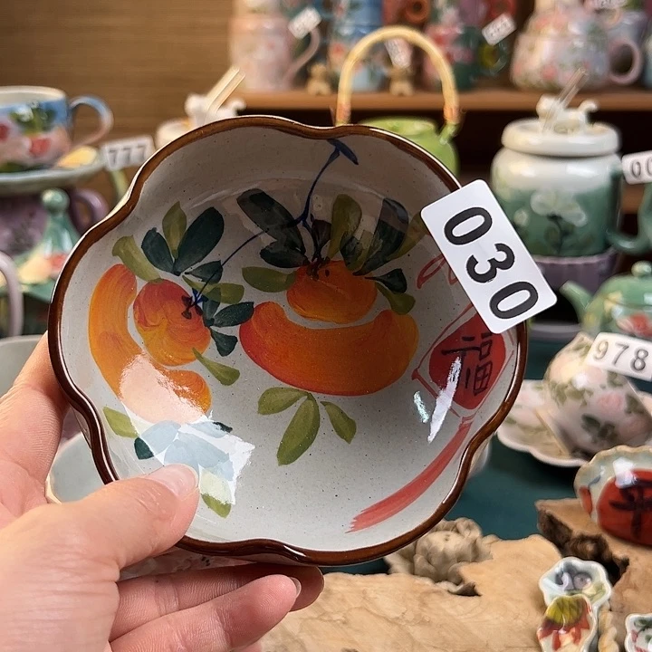 杯景德镇陶瓷手绘作品030