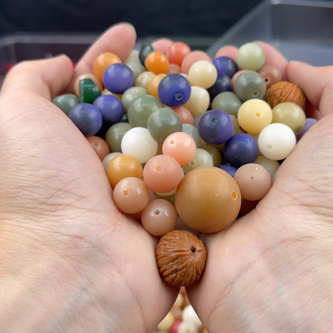 白玉菩提吊坠z 大杂烩200颗 微瑕不售后