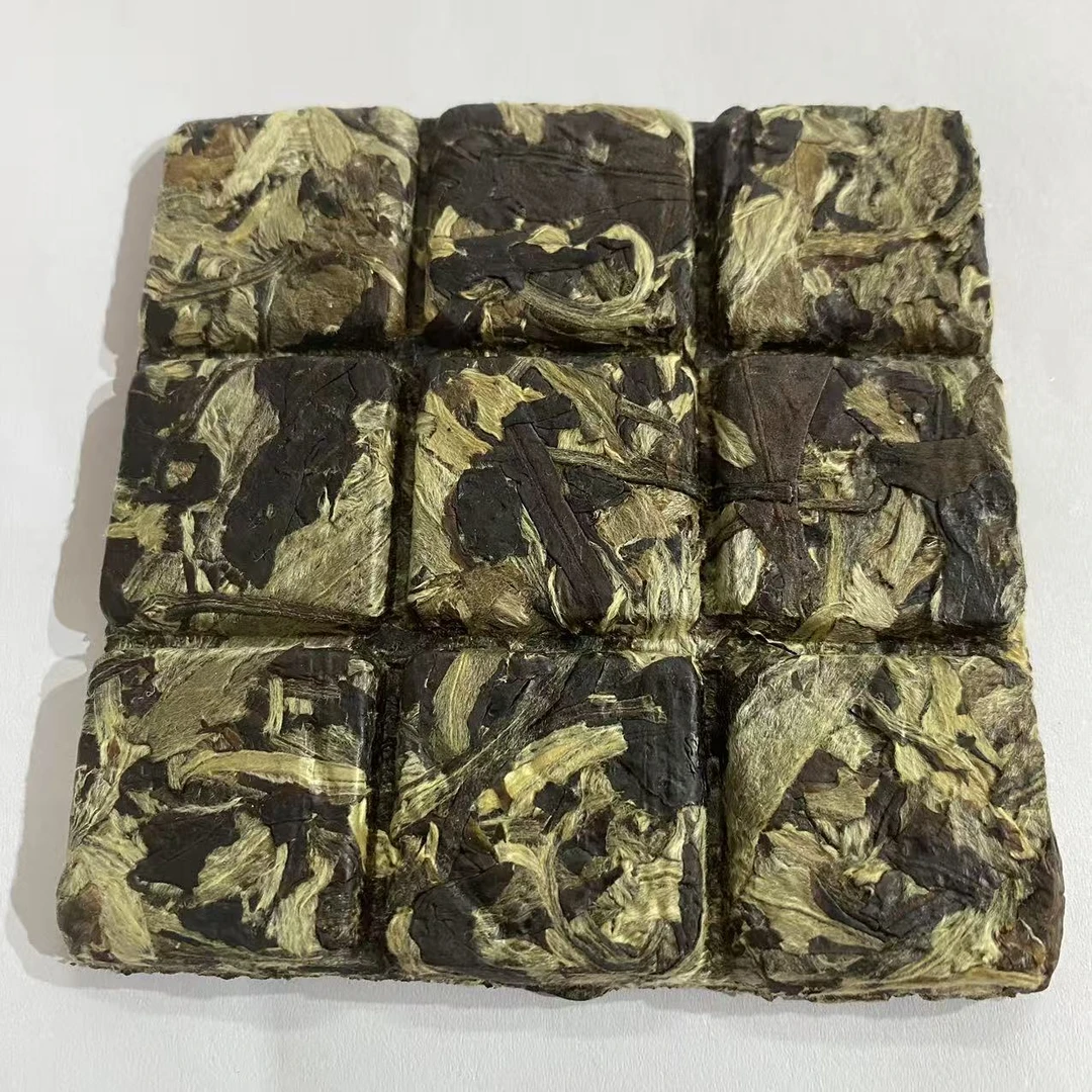 九宫格月光白茶50克