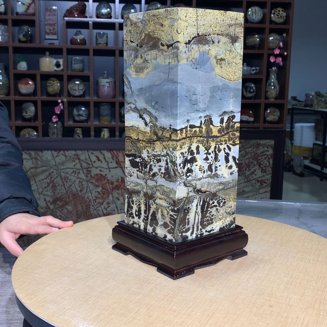 紫砂，广西国画石摆件，观赏