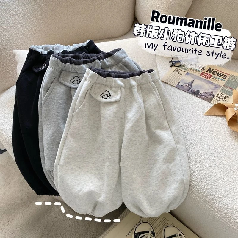 男童秋装卫裤韩版灯笼长裤婴儿男宝宝休闲运动裤儿童宽松束脚裤子