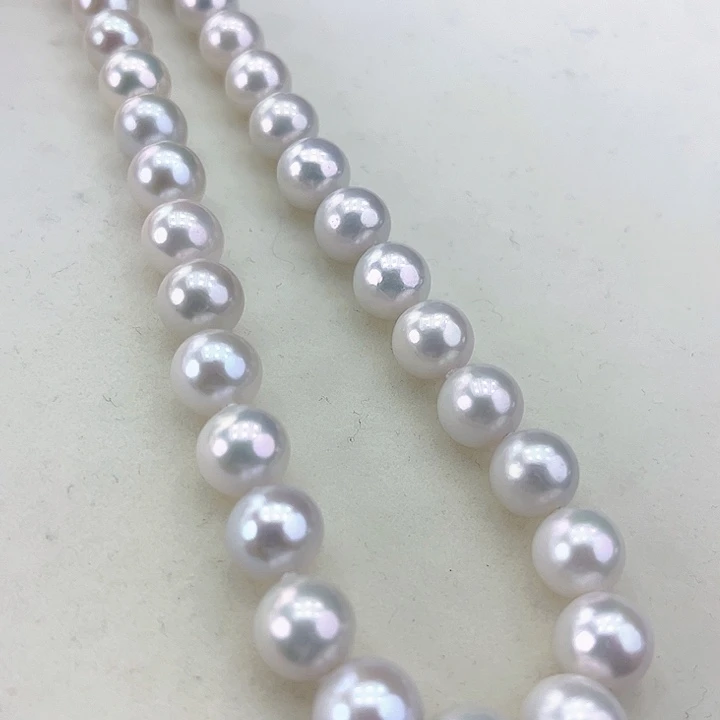 淡水珍珠颈饰银S925镶嵌卡10➕极光炫彩高品