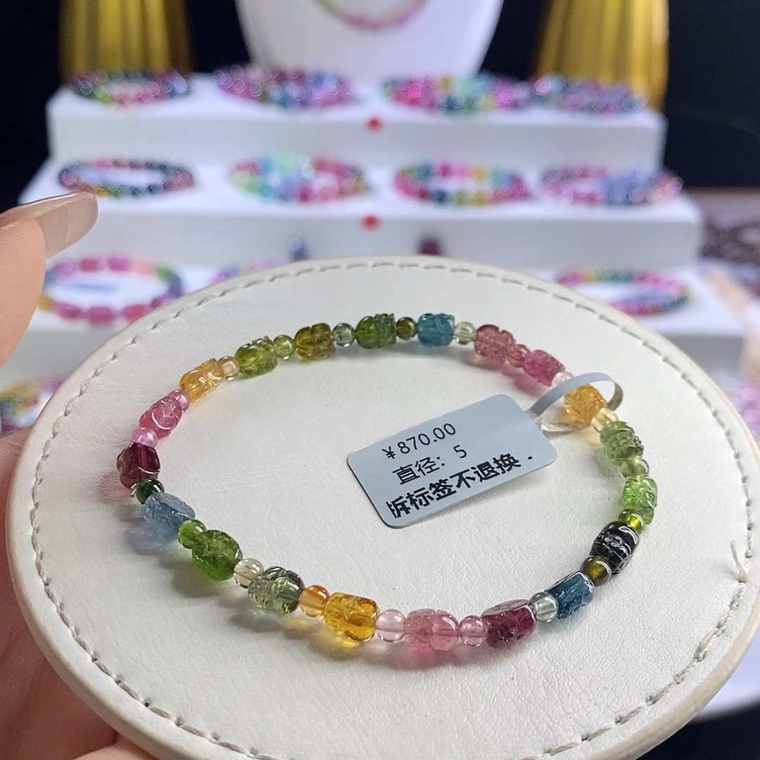 未镶嵌手链碧玺貔貅