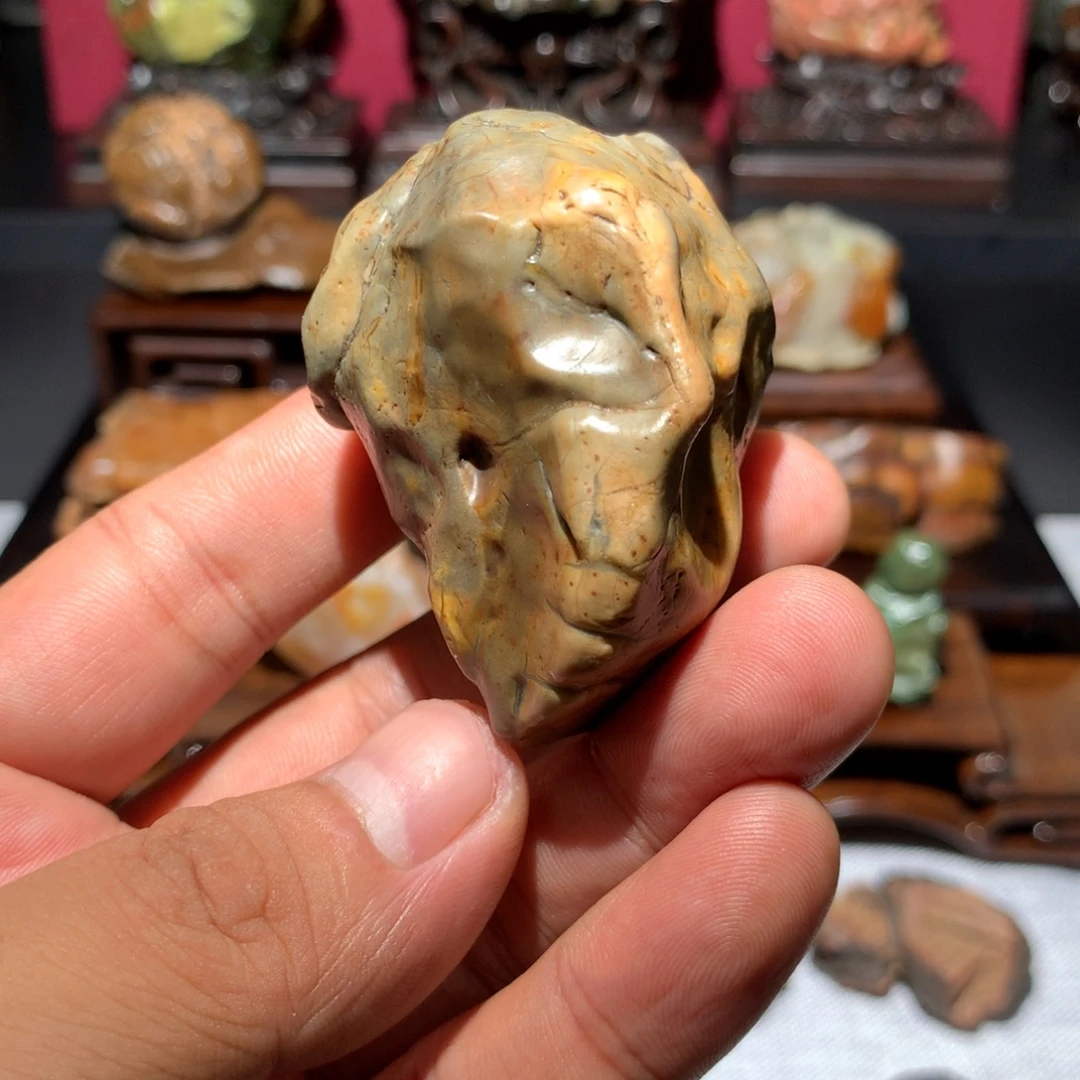 石材狮驼岭二大王头像
