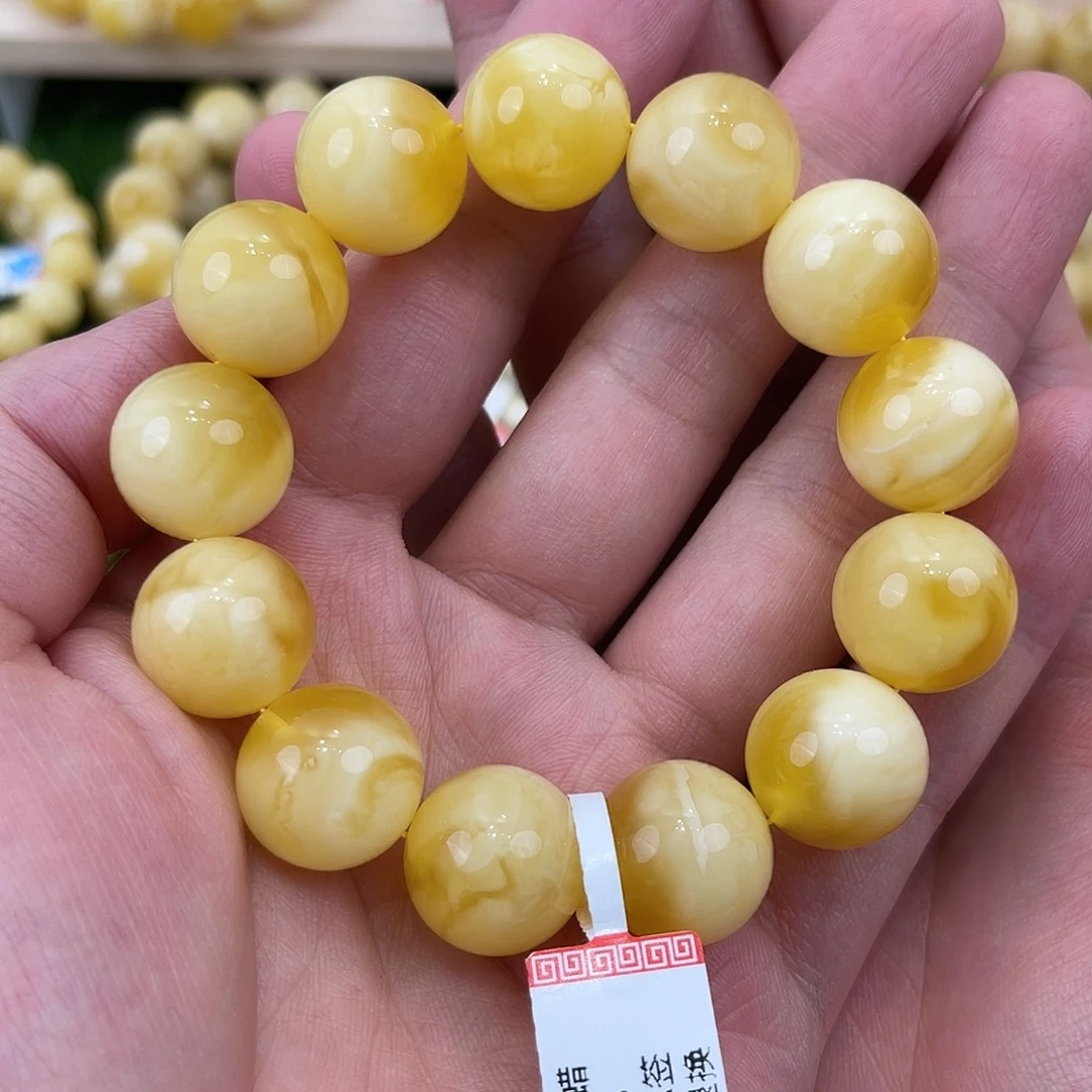 未镶嵌琥珀手链蜜蜡手串卡16.7