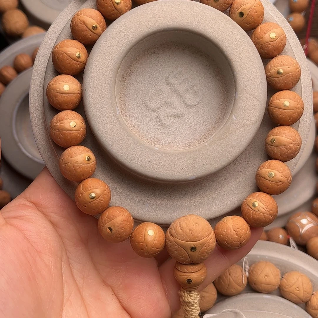 凤眼菩提手串?**？12.5镶嵌