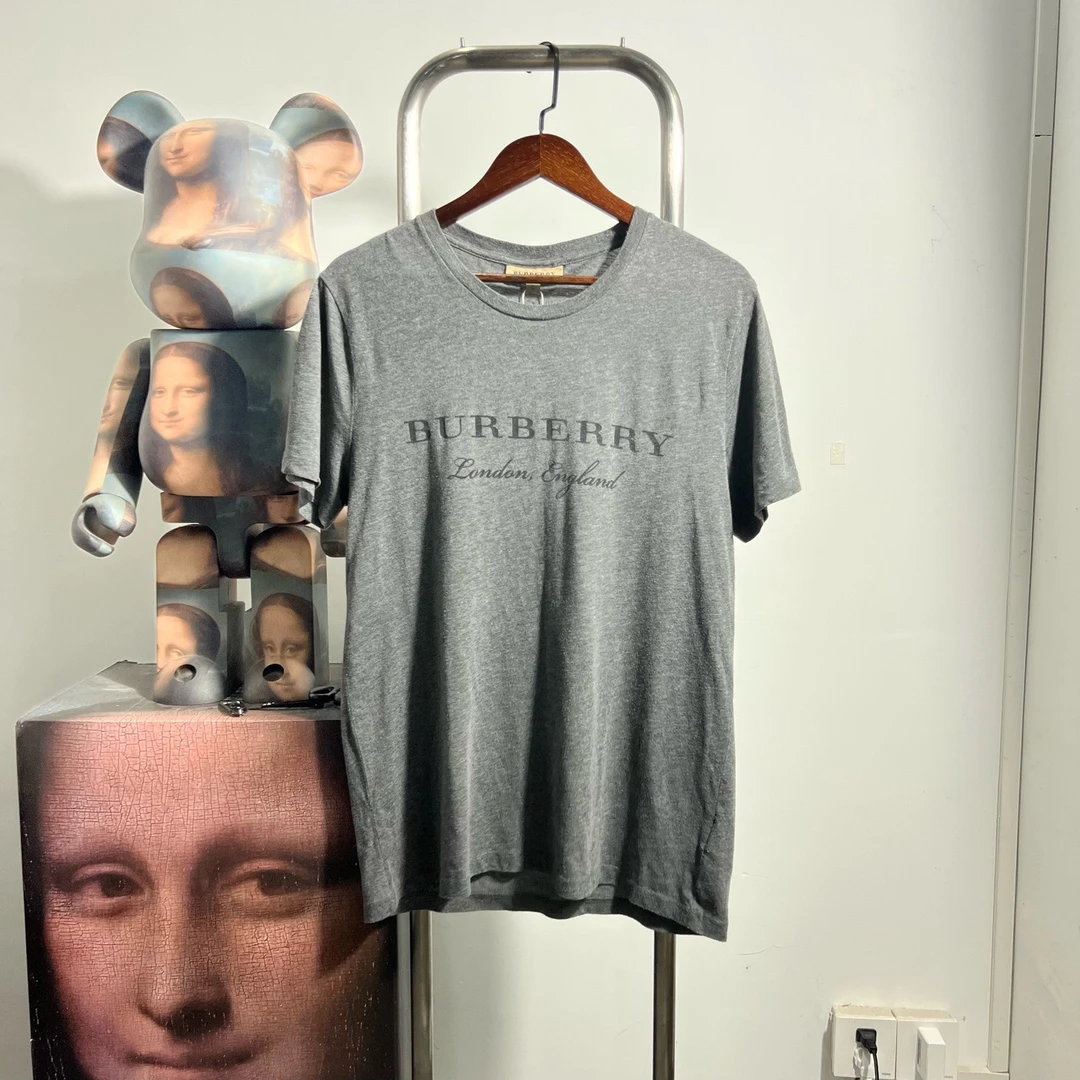 99新 BURBERRY/博柏利 logo短袖 S1351 L胸围55衣长74