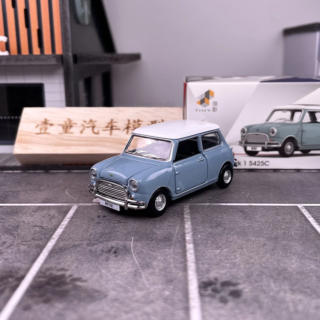 【壹童现货】TINY 微影 1:50 宝马MINI 蓝色 合金汽车模型