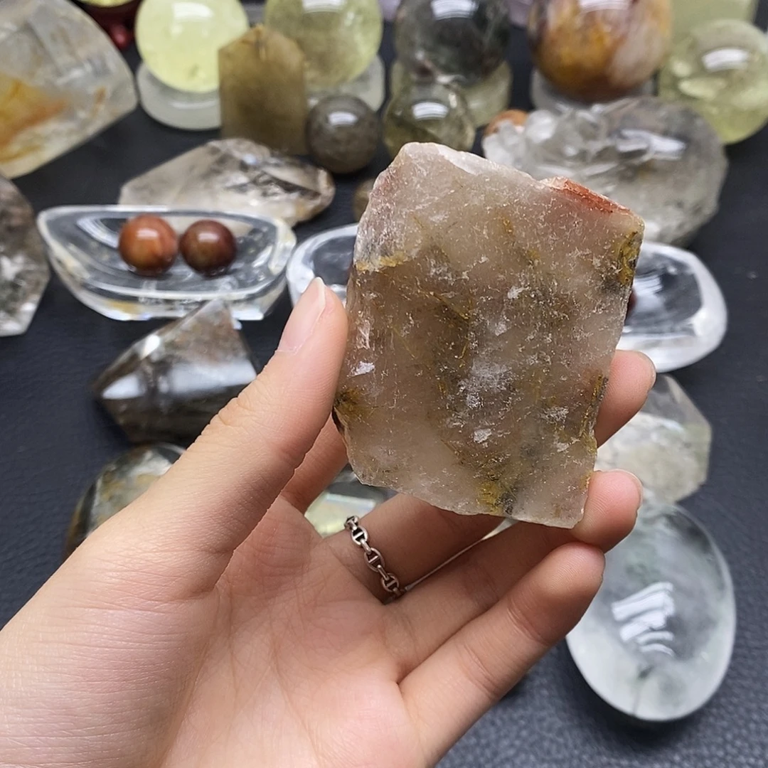 水晶珠宝半成品未镶嵌74水晶石