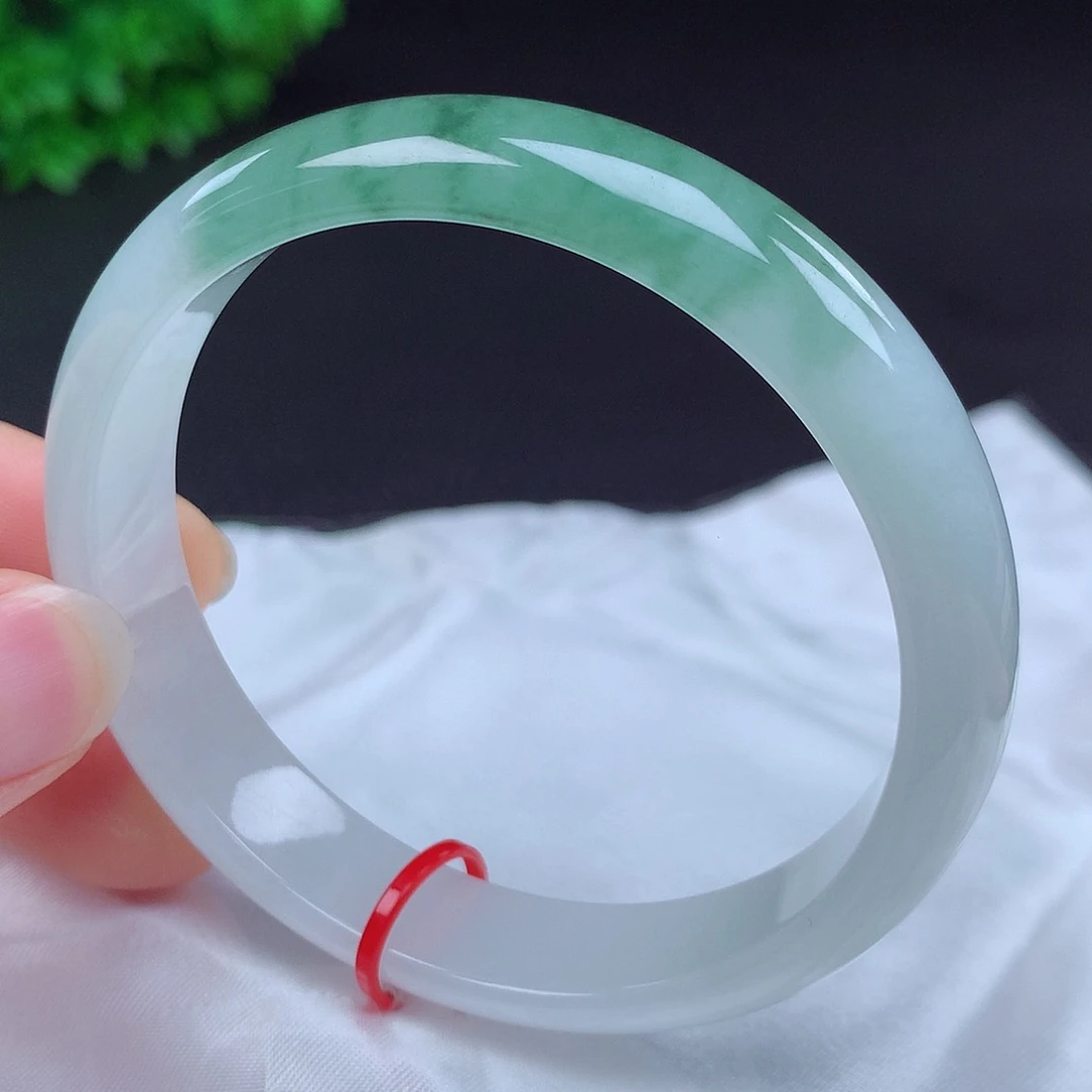 翡翠未镶嵌手镯57圈431012