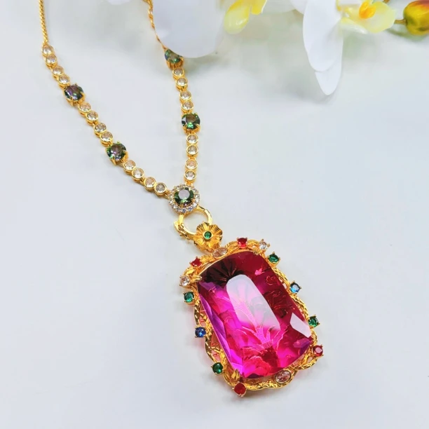 K-B85-天福甄选欧标国际奢饰传藏吊坠保测后发精品