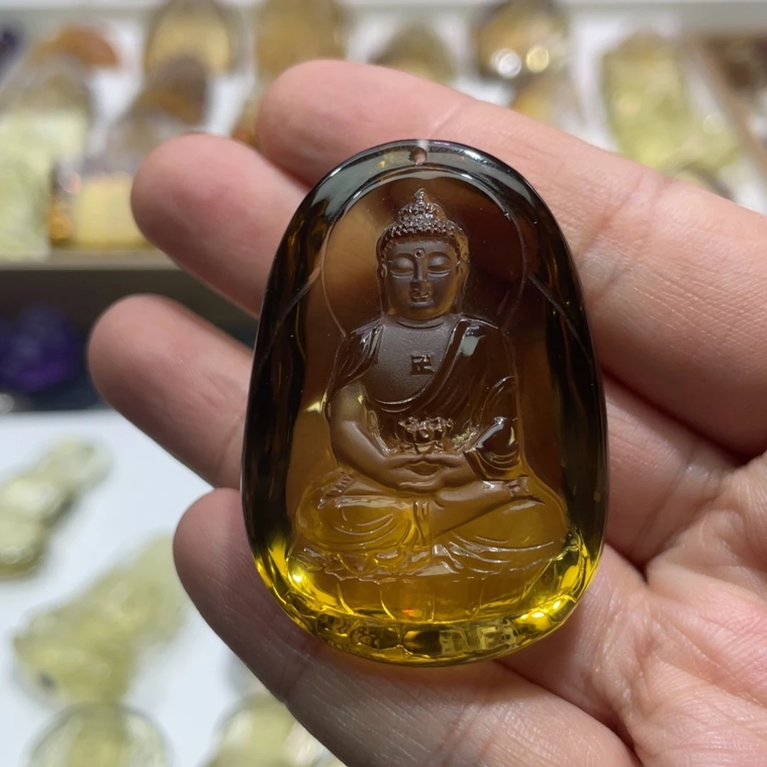 水晶吊坠(赠链)未镶嵌静**深定制