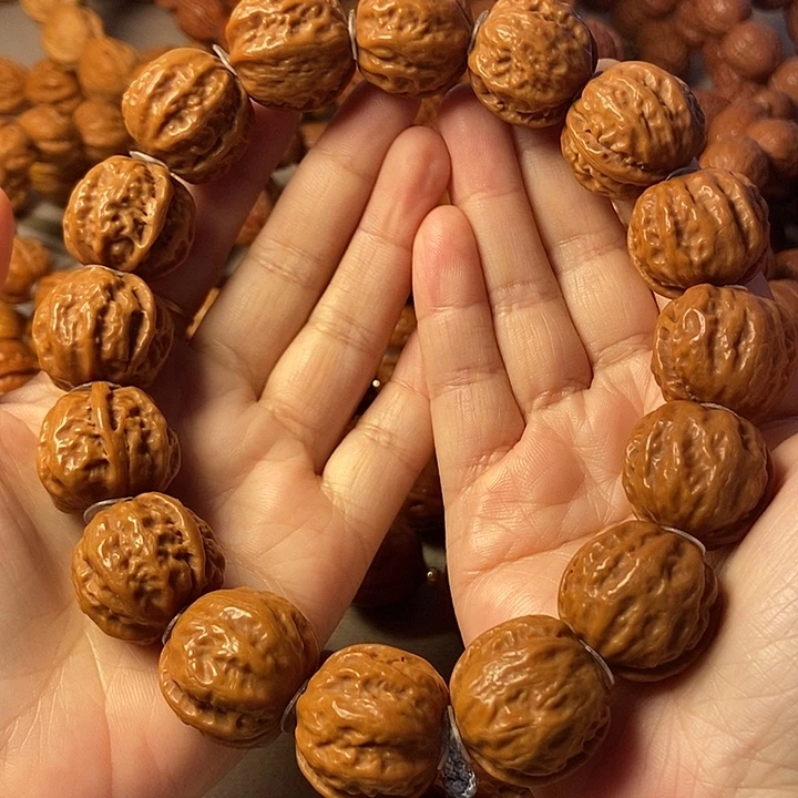 手串文玩核桃粗筋方蹲