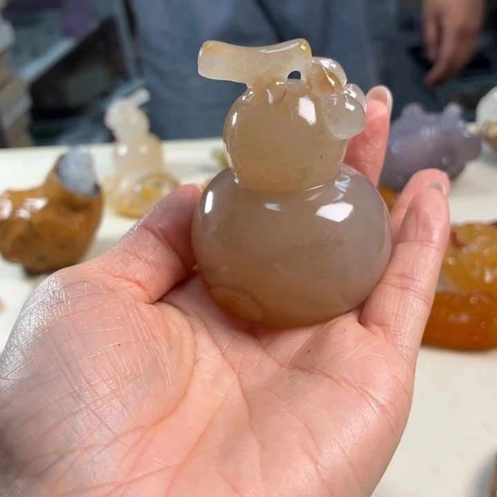 玛瑙/玉髓吊坠(不含链)未镶嵌