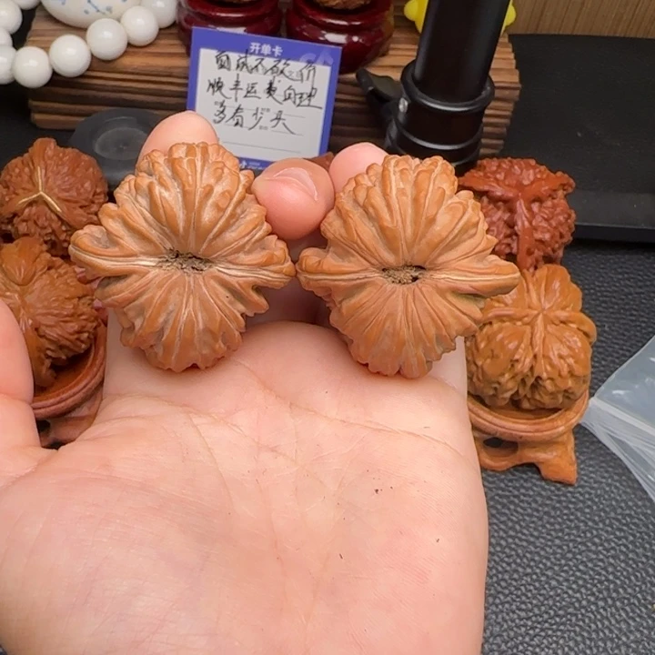 文玩核桃把件四座楼 全品 39尺寸