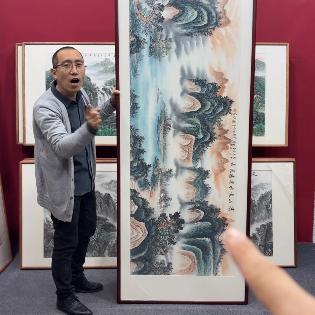 国画随机同款发货带框