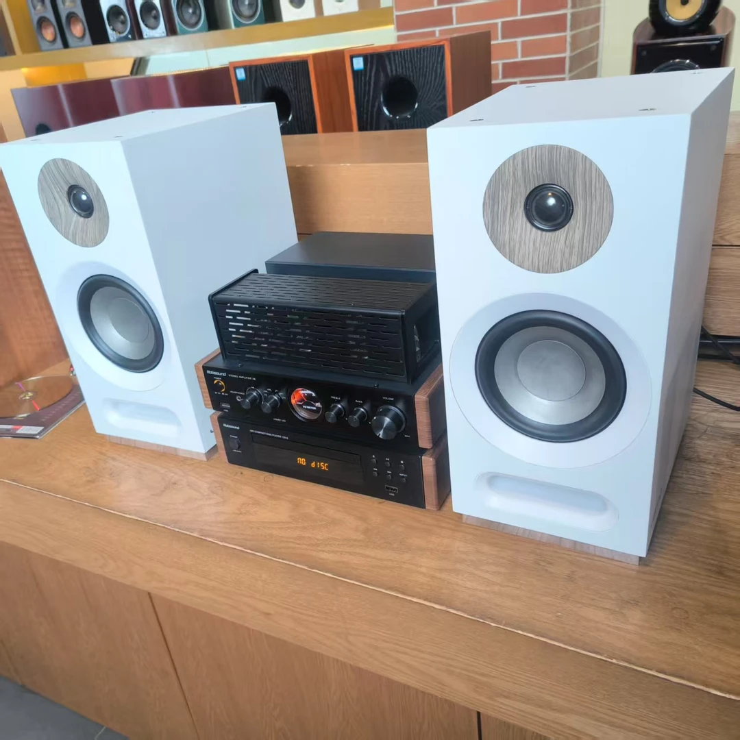 诺普声 A6 高保真胆机蓝牙立体声功放S803木质HiFi发烧音箱套装