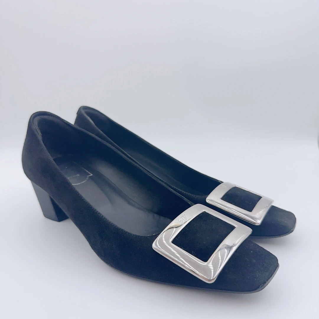 95新 Roger Vivier/罗杰·维威耶 35.5码/罗杰方扣乐福鞋/00622
