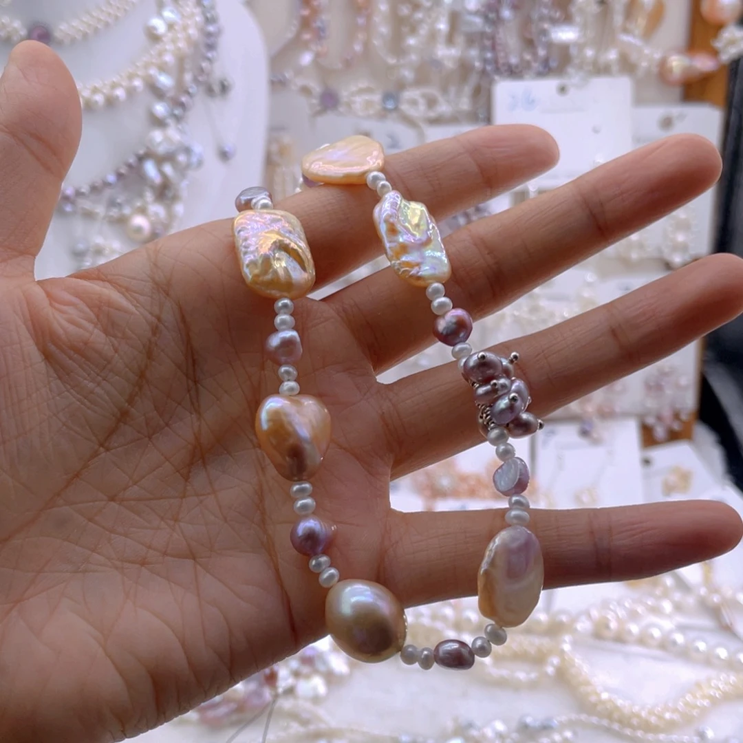 未镶嵌淡水珍珠耳饰项链