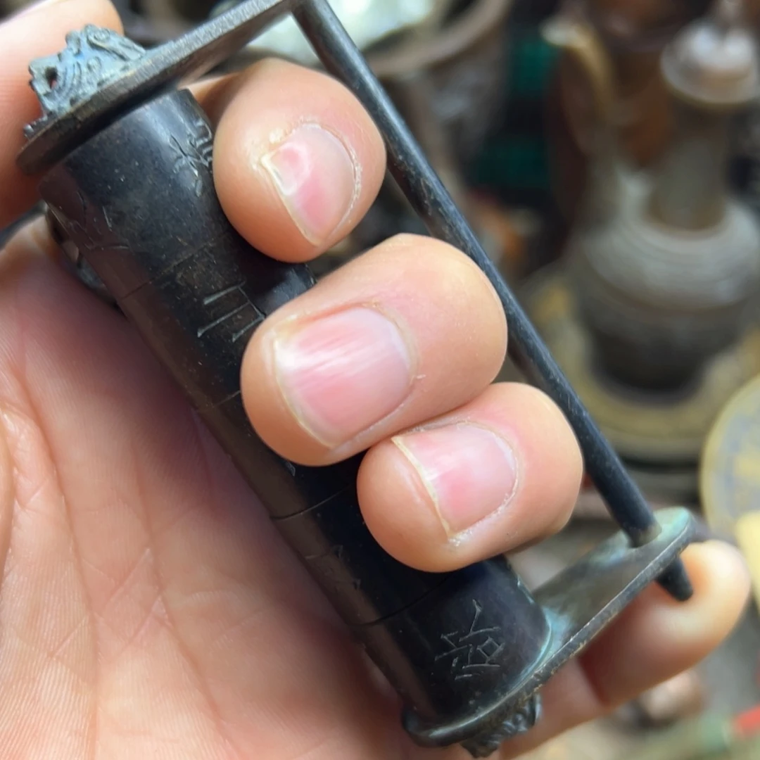 铜摆件欢迎欢迎你