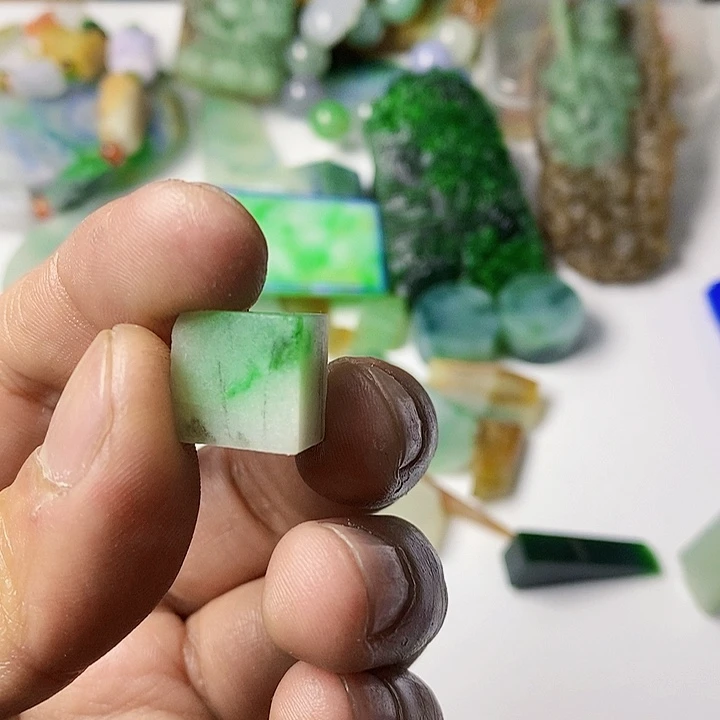 翡翠散珠天然翡翠A货